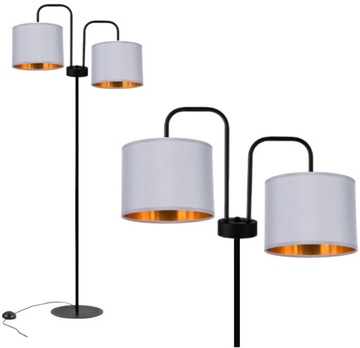 NOWOCZESNA LAMPA STOJĄCA PODŁOGOWA ABAŻUR