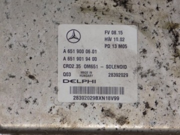ЭБУ КОНТРОЛЛЕРА MERCEDES SPRINTER A6519000601 A6519019400