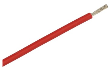 Kabel przewód silikonowy SIF 1,5mm2 czerwony 1m