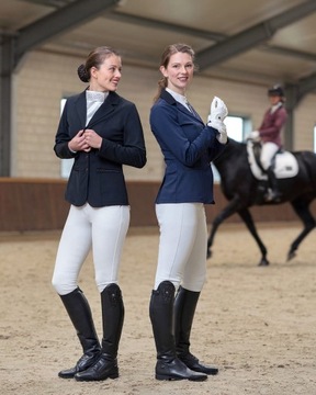 QHP JULIET Черное пальто для верховой езды [R: 34]