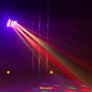 Светодиодный эффект RGBA UV Derby + стробоскоп гобо