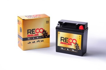 Akumulator RECO RB5L-GEL 12V P+ YB5L-B YB5L-GEL