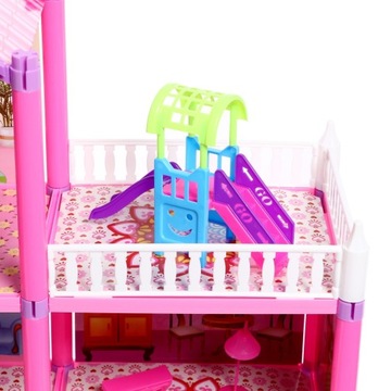 БОЛЬШОЙ КУКОЛЬНЫЙ ДОМ МЕБЕЛЬ КУКЛЫ 3 ИСТОРИИ