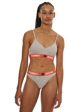 TOMMY HILFIGER DAMSKIE STRINGI THONG GRAY r. M