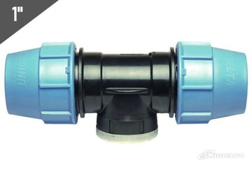 Złączka wodociągowa - trójnik GW - PE 25 X 1 cal