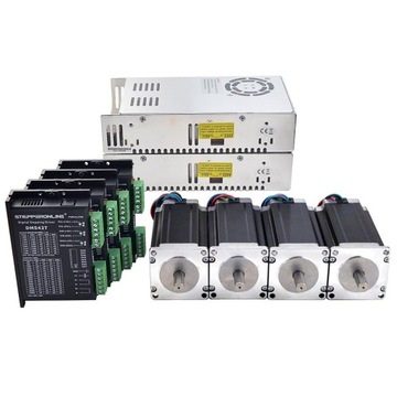 Zestaw krokowy 4-osiowy CNC serii S 3.0 Nm - siln