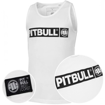 Męski Tank Top Pitbull Slim Fit Hilltop Koszulka bez rękawów Podkoszulek