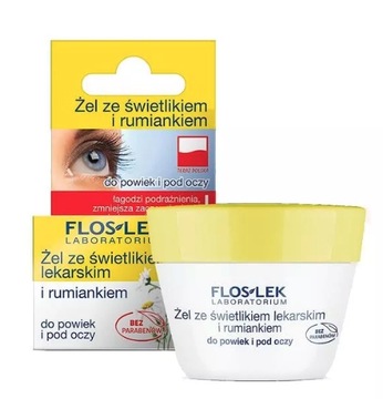 Flos-Lek Żel do powiek ze świetlikiem i rumiankiem 10g