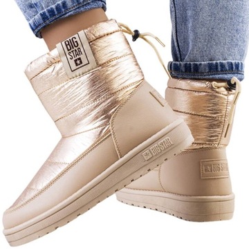 BUTY DAMSKIE ZIMOWE BIG STAR ŚNIEGOWCE OCIEPLANE