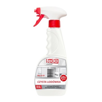 Płyn spray do mycia lodówek CZYSTA LODÓWKA FEDA EXPERT 0,6l H-33