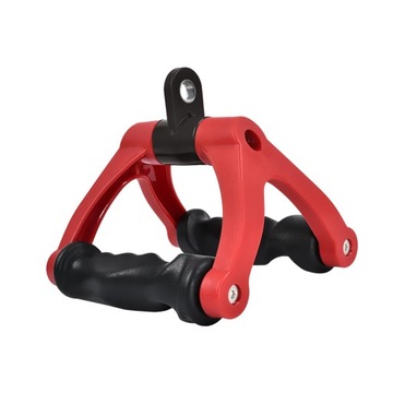 Two D Rowing Handle Cable Attachment Cable Machine Accessories Training Red