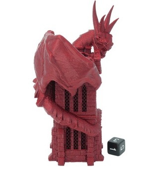 Дракон на башне - маленькая башня для игры в кости - Fates End Wyvern Tiny Towers Dice Tower
