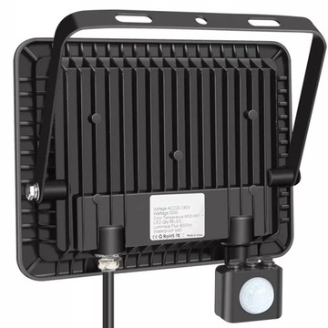 СВЕТОДИОДНЫЙ ПРОЖЕКТОР 150ВТ с ГАЛОГЕННЫМ ДАТЧИКОМ ДВИЖЕНИЯ Прожектор ЛАМПА ТОНКАЯ РУЧКА