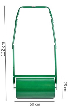 СТАЛЬНОЙ САДОВЫЙ ЦИЛИНДР ДЛЯ ГАЗОННОЙ ТРАВЫ, МЕТАЛЛ 50 СМ, ОБЪЕМ 30 Л