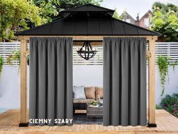 САДОВЫЕ ШТОРЫ 155x260 ДЛЯ ТЕРРАСЫ CARBON ВОДОНЕПРОНИЦАЕМЫЕ НАРУЖНЫЕ ШТОРЫ