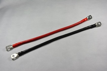 Kabel przewód do łączenia akumulatora 2 Szt 35mm2 35cm żelowy AGM przewód
