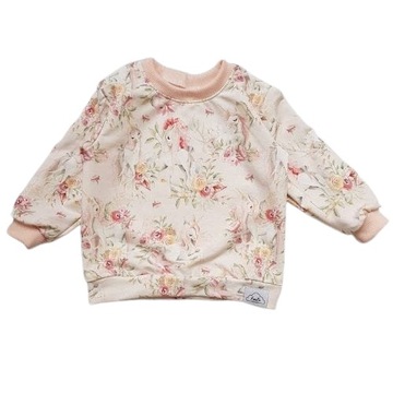 bluza dresowa niemowlęca jednorożce handmade 68