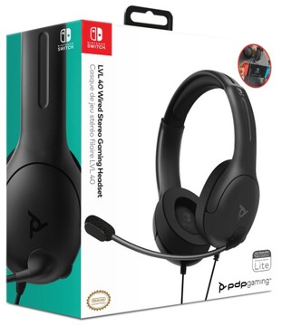 Наушники PDP для Nintendo SWITCH LVL40 Black