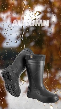 БОТИНКИ МУЖСКИЕ РЕЗИНОВЫЕ, СЪЕМНЫЙ НОСОК, ЛЕГКАЯ РЕЗИНА 41