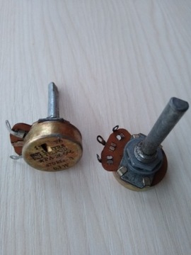 POTENCJOMETR obr PA-26-666 470K B oś 6/32 TELPOD