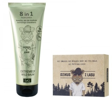LAQ DZIKUS ZESTAW MĘSKI BALSAM 200 + MYDEŁKO 85g
