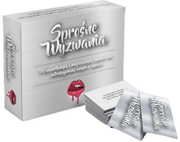 Gra SPROŚNE WYZWANIA, Prezent dla Faceta, MĘŻA na Dzień Chłopaka