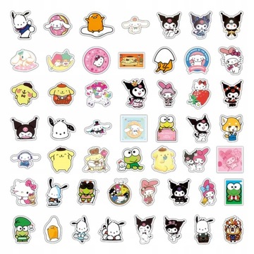 100 шт мультяшные наклейки Kawaii Sanrio Hello Kit LOK7178