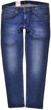 LEE spodnie SKINNY blue REGULAR jeans LUKE _ W30 L30