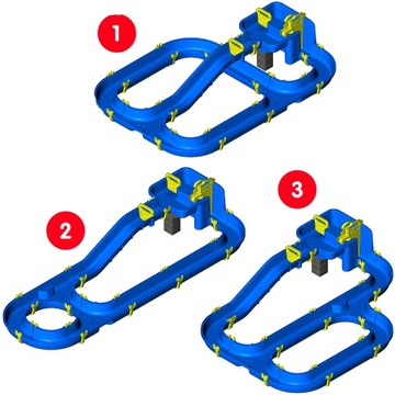 БОЛЬШАЯ БОЛЬШАЯ ВОДНАЯ ТРЕК WATERPLAY NIAGARA WATER FUN 4 ФИГУРКИ ЛОДКИ 41 EL