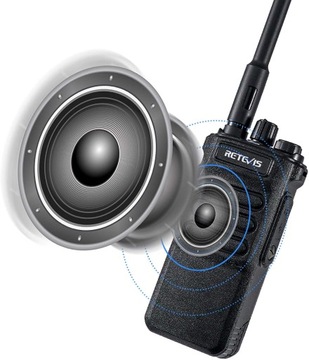 Retevis RT86 Walkie Talkie Long Distance ze Słuchawkami, 2600mAh Radio