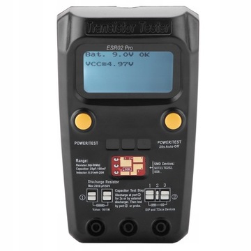 BSIDE ESR02 MIER PRO CYFROWY TRANZYSTORÓW TESTER