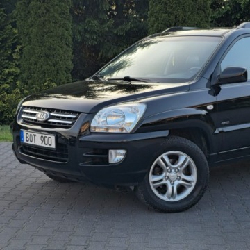 Kia Sportage II 2.0 i 16V 142KM 2005 Kia Sportage Napęd 4x4 Skóry Nawigacja Serwis, zdjęcie 3