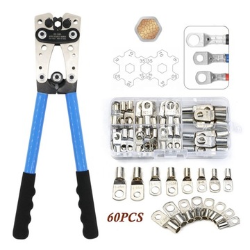 Обжимной станок для больших кабельных наконечников, 60 шт. Е6080