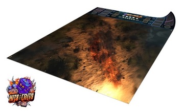 Playmats Коврик резиновый для игры Песнь Льда и Огня 148х122см Кровавый Восток