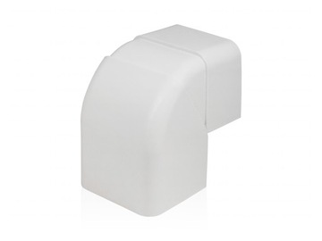 Kolano regulowane do kanału koryta PVC 80x60mm