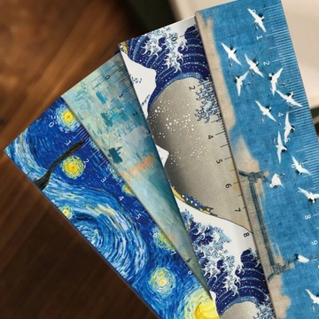 Стиль 3 стиль Ван Гог живопись 15 см линейка DIY инструмент