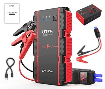 POWERBANK ROZRUCH JUMP STARTER BOOSTER 1000A 3w1
