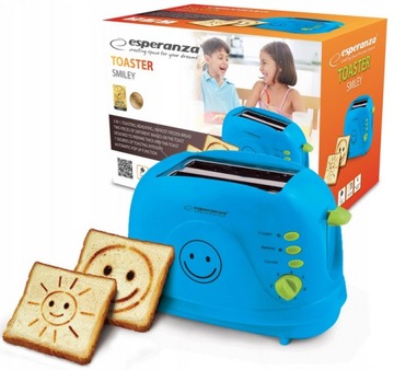 TOSTER WYPEIKAJĄCY OBRAZKI SMILEY ESPERANZA