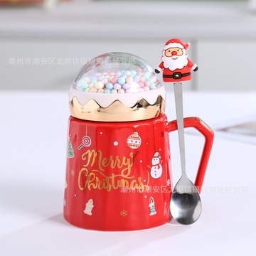 Filiżanka do kawy Planet Christmas Kubek High Beauty Towarzysz Prezent