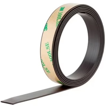 TAŚMA MAGNETYCZNA NEODYMOWA klej 3M MOCNE PRZYCIĄGANIE 10cm / 10mm / 1,5mm