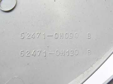 OSLONA SLUPKA POLKI BAGAZNIKA TYL TOYOTA AYGO I 2009-2014 LIFT 5D