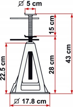 Выравнивающие стойки Alu Jacks Fiamma