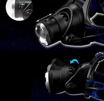 МОЩНЫЙ НАБОРНЫЙ СВЕТОДИОДНЫЙ ФОНАРЬ Q5 ZOOM НАБОР АККУМУЛЯТОРНЫХ ФОНАРЕЙ