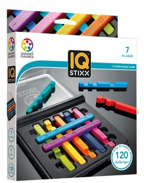 SMART GAMES GRA LOGICZNA IQ STIXX 120 zadań