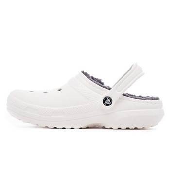 Buty Crocs Classic Lined Clog White/Grey 203591-10M 41-42