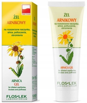 FlosLek żel arnikowy na sińce, obrzmienia, potłuczenia (Arnica) 50ml
