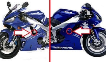 YAMAHA R1 YZF 1000 1998-2001 - ТВЕРДЫЕ АВАРИЙНЫЕ НАКЛАДКИ