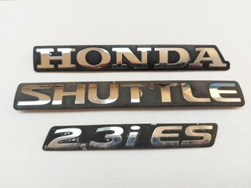 ZNACZEK EMBLEMAT LOGO NAPIS HONDA SHUTTLE 2.3i ES
