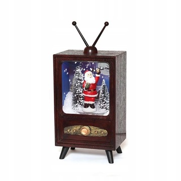Mini Retro Boże Narodzenie Śnieg Muzyka TV Stron