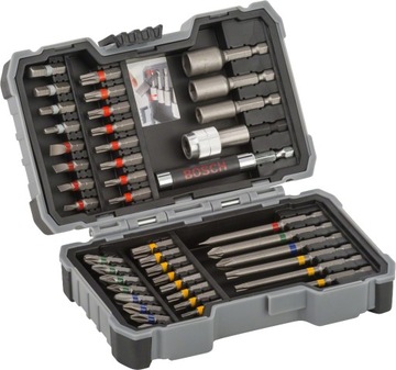 BOSCH ZESTAW 43 BITY WIERTŁA NASADKI PRO-MIX XLINE